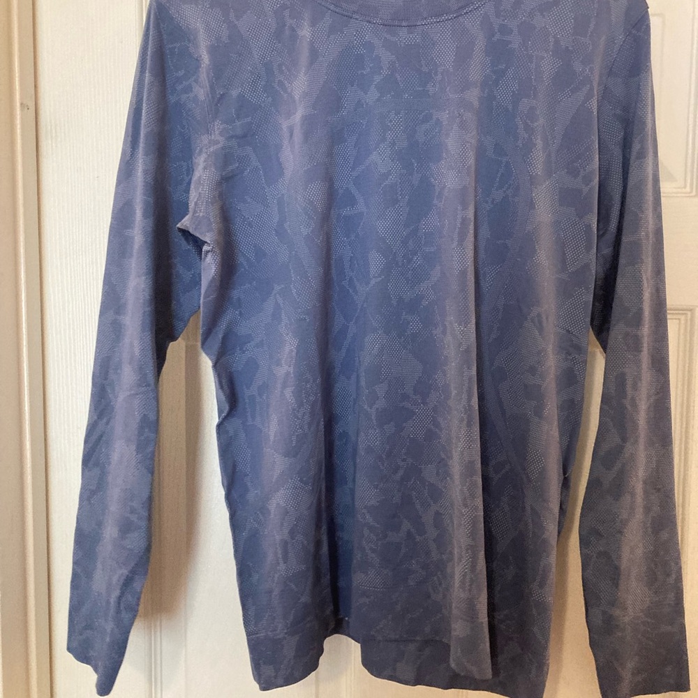 lululemon athletica Blue Long Sleeve Top